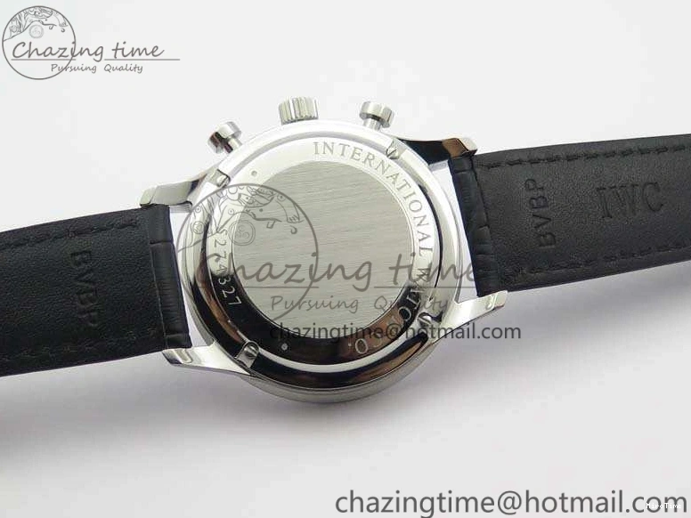 MIROTIME 0208 MoistureWicking Portuguese IW371491 ZF 1:1 Best Edition SS Blue Dial On Leather Strap A79350 (Slim Movement) V 7221